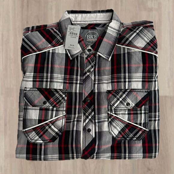 BKE Standard Fit Button Up - Picture 1 of 7